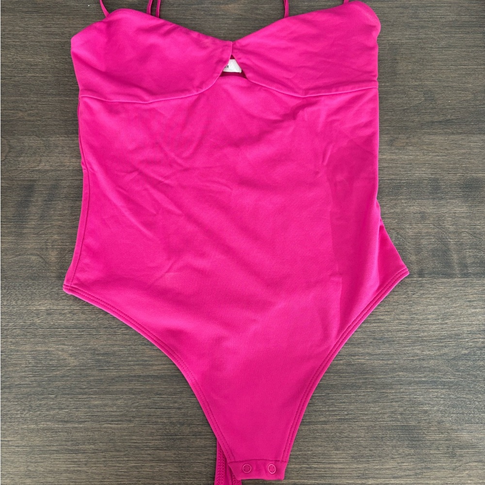 Babaton Bright Pink Women’s Bodysuit